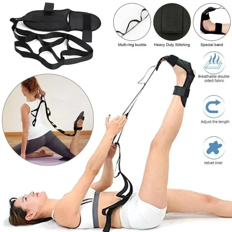Flexibility Leg Stretch Strap Yoga Accessories Myofasciitis Leg Training Suitable for Bodybuilding Ballet Dance Gymnastics Tool