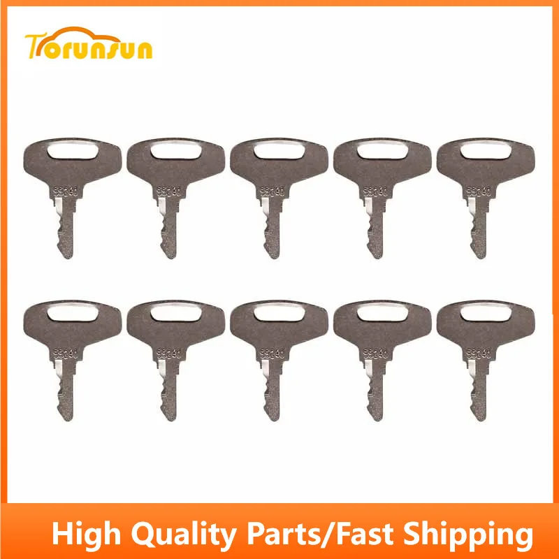 10pcs Construction Ignition Key 55240 66711-55240 Fit For Kubota B Series Tractors