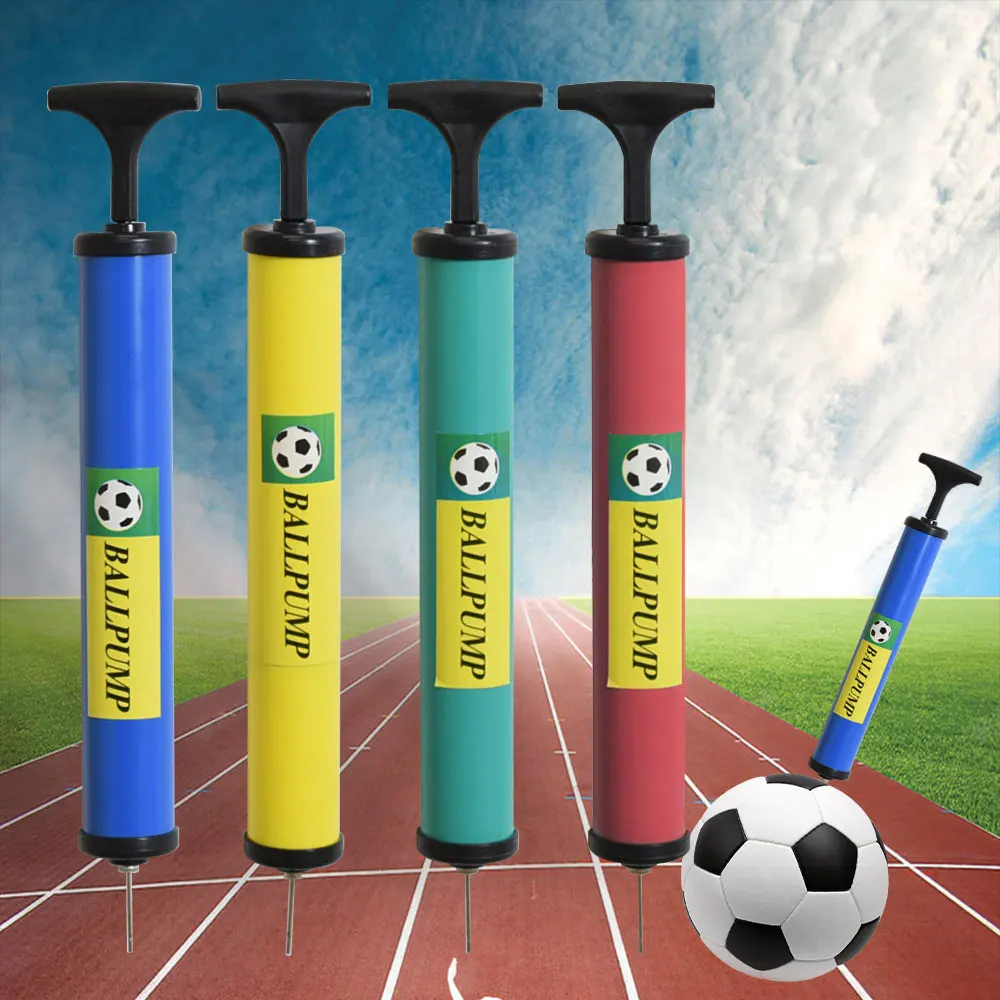 Pompa Abs Golf 6 Pompa A Sfera Con Ago Blu – Universale Per Gonfiare Palloni Da Calcio, Basket, Volley, Etc. Ago Gonfiaggio