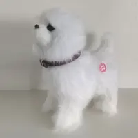 Robot Dog Toys Interactive Puppy Electronic Plush Animal Sound Control Walk Bark Electric Teddy Touch Control Music Pet Kid Gift 2
