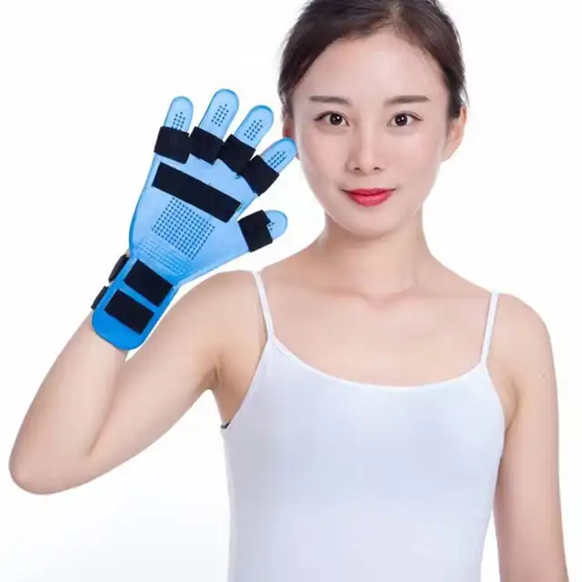 Adjustable Hand Wrist Finger Orthotics Extended Fingerboard for Stroke Hemiplegia Hand Splint Training Support Finger Protection 3