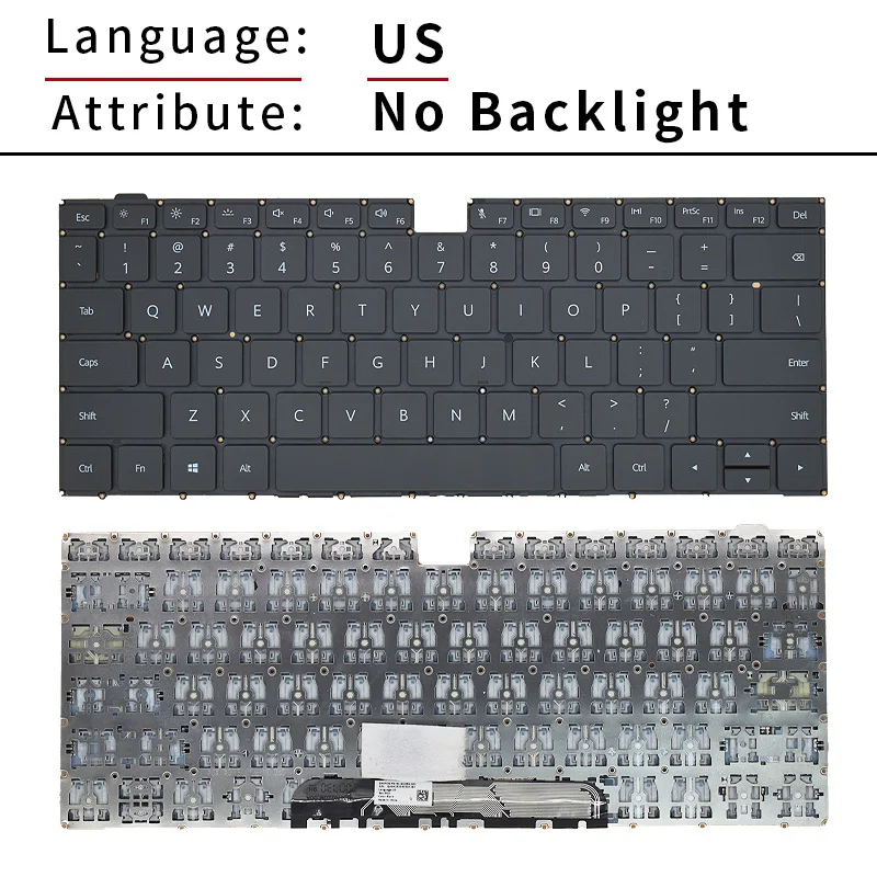 Russo us Teclado do Laptop Francês para Huawei Matebook D14 D15 Boh-wayq9r Boh-way9l Boh-wf9 Boh-way9p Magicbook 15 - Imagem 5
