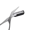 Eyebrow Trimmer Scissor with Comb Female Male Eyebrow Eyelash Scissors Safety Stainless Steel Face Razor Makeup Beauty Scissors 2