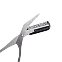 Eyebrow Trimmer Scissor with Comb Female Male Eyebrow Eyelash Scissors Safety Stainless Steel Face Razor Makeup Beauty Scissors 2