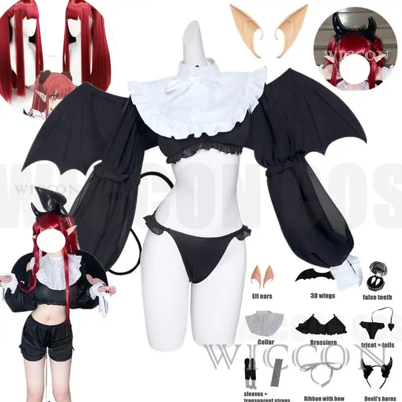 

Anime Rizu Kyun Kitagawa Marin Cosplay My Dress Up Darling Cosplay Bikini Kuroe Shizuku Wig set Halloween Costume Women Party