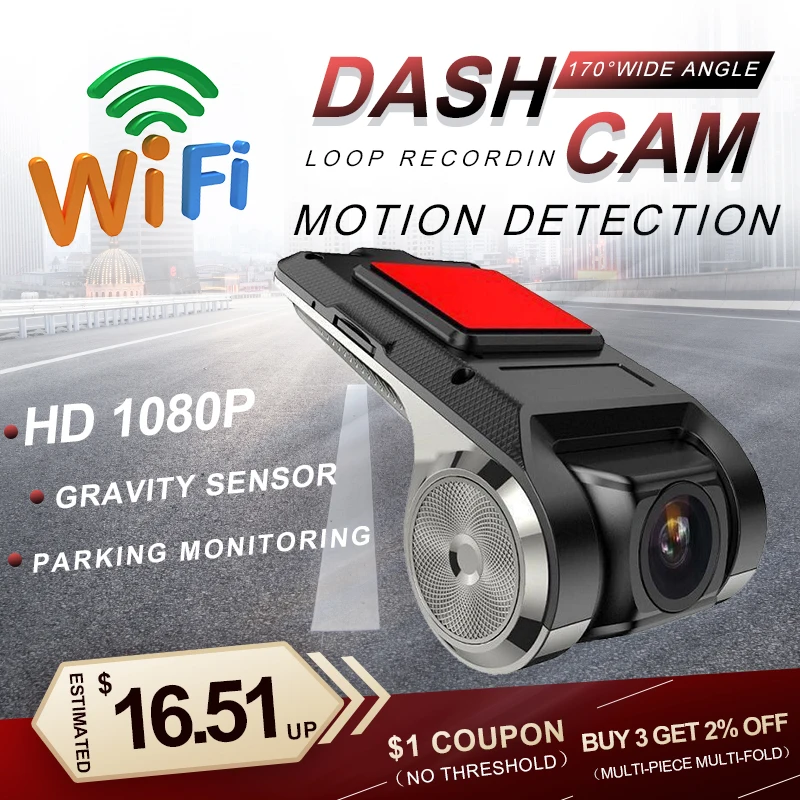 25€01 sur X28 Dash Cam 1080P FHD voiture caméra DVR enregistreur vidéo WiFi  ADAS G-capteur_hailoihd74 - Accessoire téléphonie pour voiture - Achat &  prix