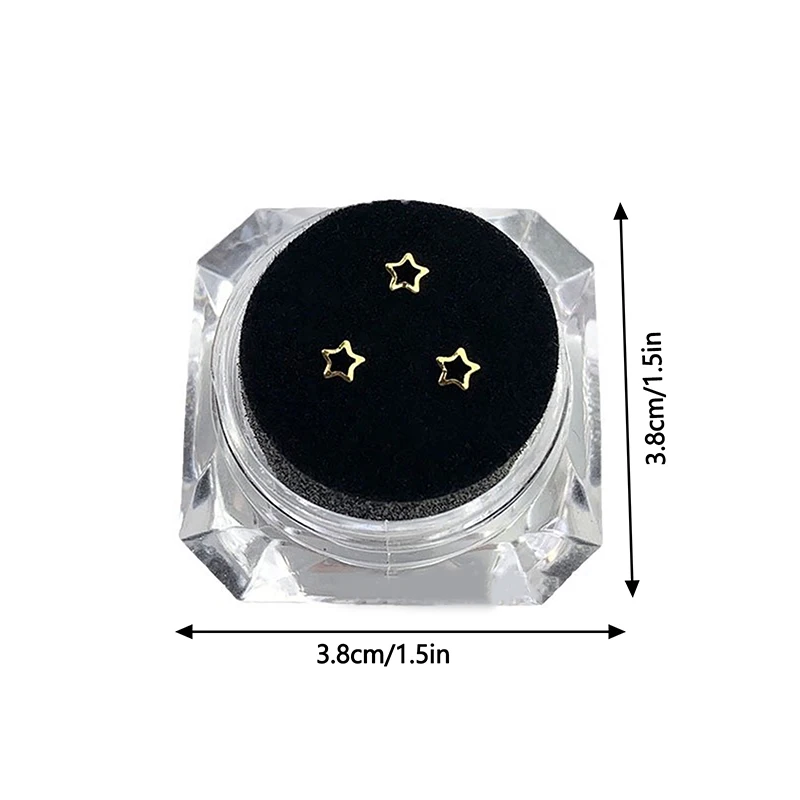 3개/박스 치아용 다이아몬드 모조 보석, 다양한 모양의 미용 다이아몬드 장식품