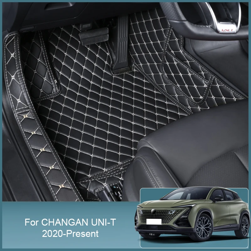 

Car 3D Full Surround PU Leather Foot Mat For CHANGAN UNI-T 2020-Present LHD Floor Carpet Protector Waterproof Pad Auto Accessory