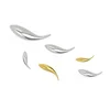 Creative Electroplating Gold Silver Fish Wall Hanging Decor Living Room Sofa Background Three-dimensional Fish Hanging Ornament 2