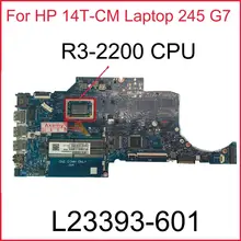 14-CM L23393-601 6050A2983601-MB-A02 14-FP5-6L-GDDR5X2 Para HP 14T-CM Laptop Motherboard 245 Motherboard 14-CM G7 Laptop R3-2200