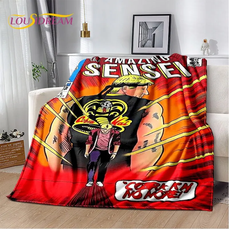 

Cobra Kai Amanda TV Karate Soft Plush Blanket,Flannel Blanket Throw Blanket for Living Room Bedroom Bed Sofa Picnic Cover Kids