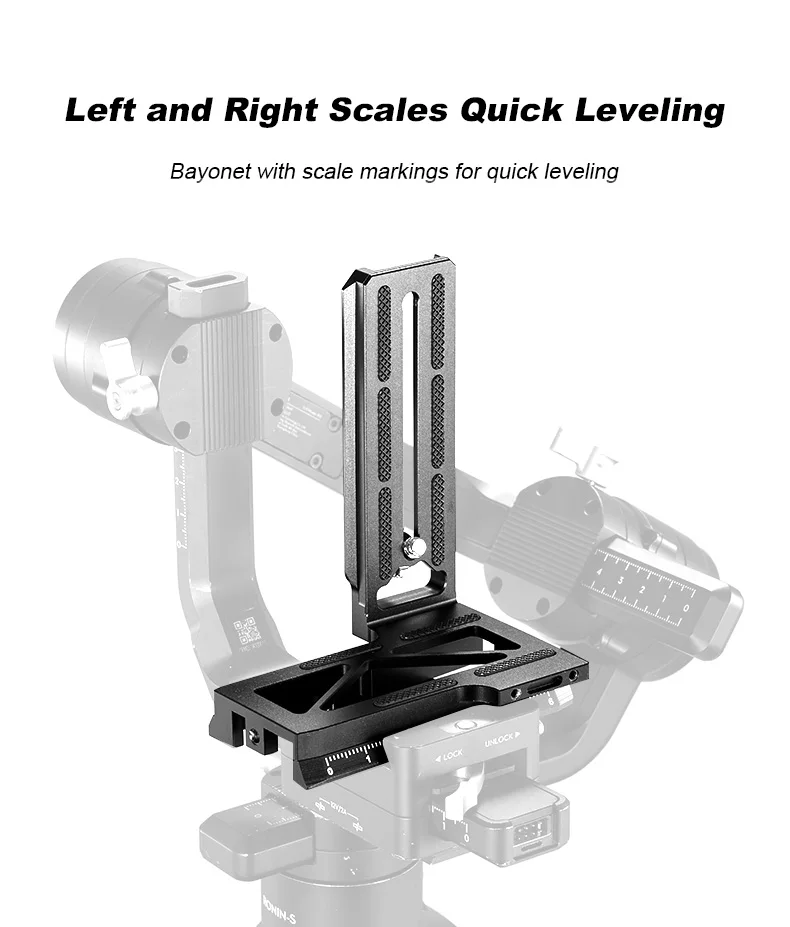 Universal Camera L Bracket Thicken 1/4 Inch Screw L Shape Holder Tripod Vertical
