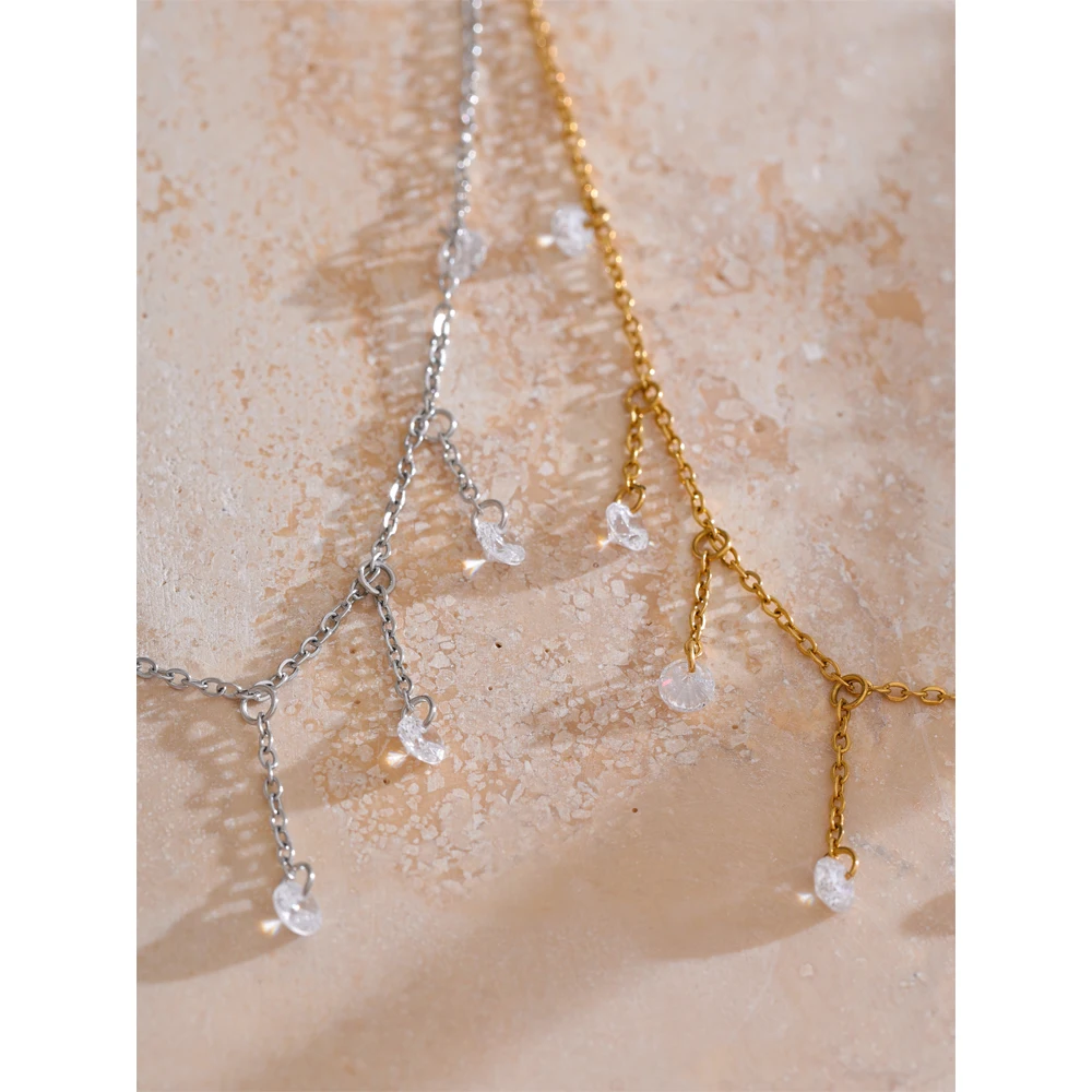 Yhpup Collarbone Chain Necklace