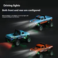 Hot items1:64 Speed ​​Mini Off-Road Remote Control Car Alloy Cool Lighting Shock Absorption Children's Desktop Competition Toy 2
