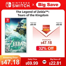 The Legend of Zelda Tears of the Kingdom Nintendo Switch Game Deals Original Physical Game Card for Switch OLED Lite In Stock