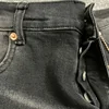 High Street Vintage Fashion Casual Jeans Pants Men Woman Washed Black Damaged Hole Old Hip Hop Trousers 4