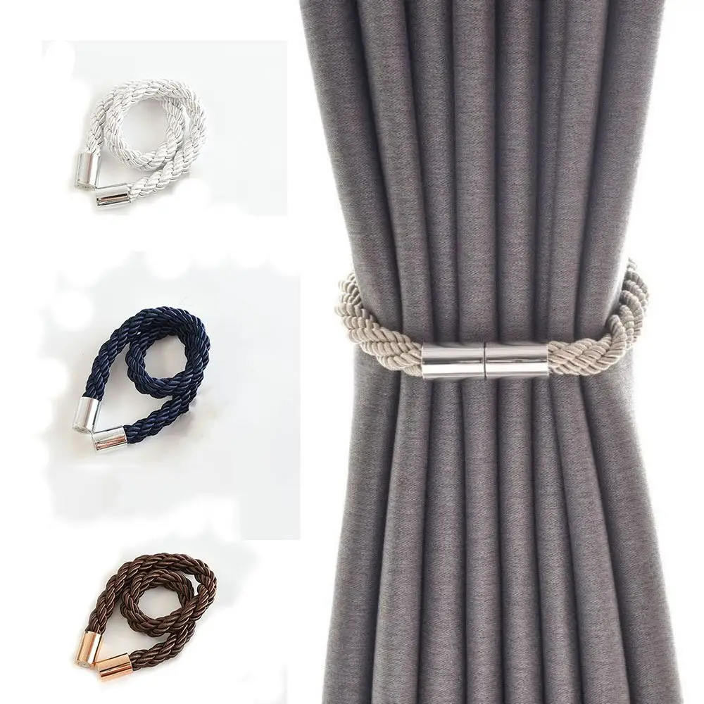 1Pcs Curtain Tieback Holdbacks Buckle Clip Strap Tie Backs Gold Hanging Ball