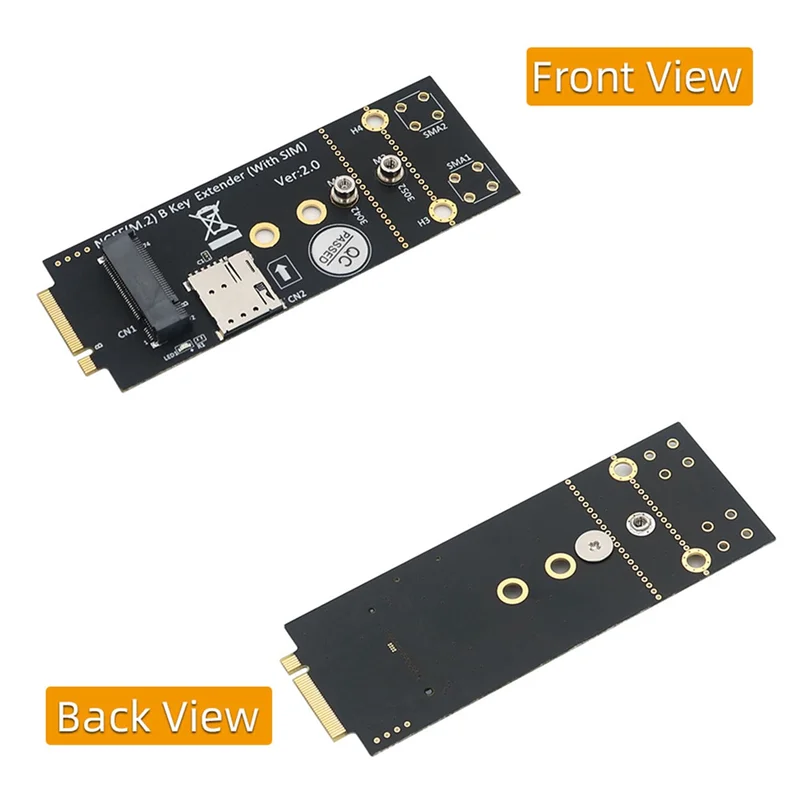 3G/4G/5G ���� SIM ������ �ִ� M.2(NGFF) Ű B ����ʹ� NANO SIM ī�� �� 3042/3052 ���� M.2 Ű B ī�� ũ��-AB01�� �����մϴ�.