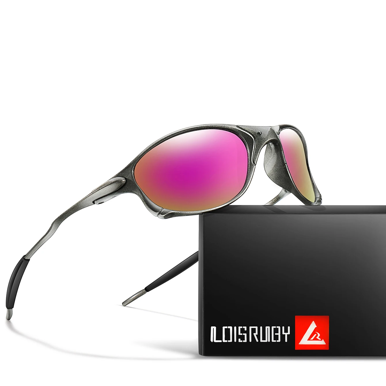 Men And Women Cycling Sunglasses Metal Shades With UV Protection