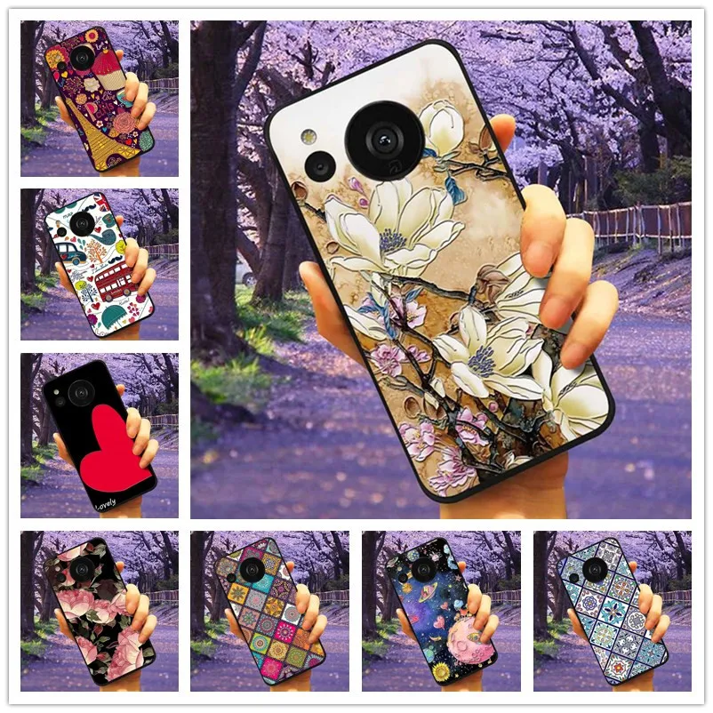 3D Relief Cartoon Silicone Back Cover - Embossed Soft Case