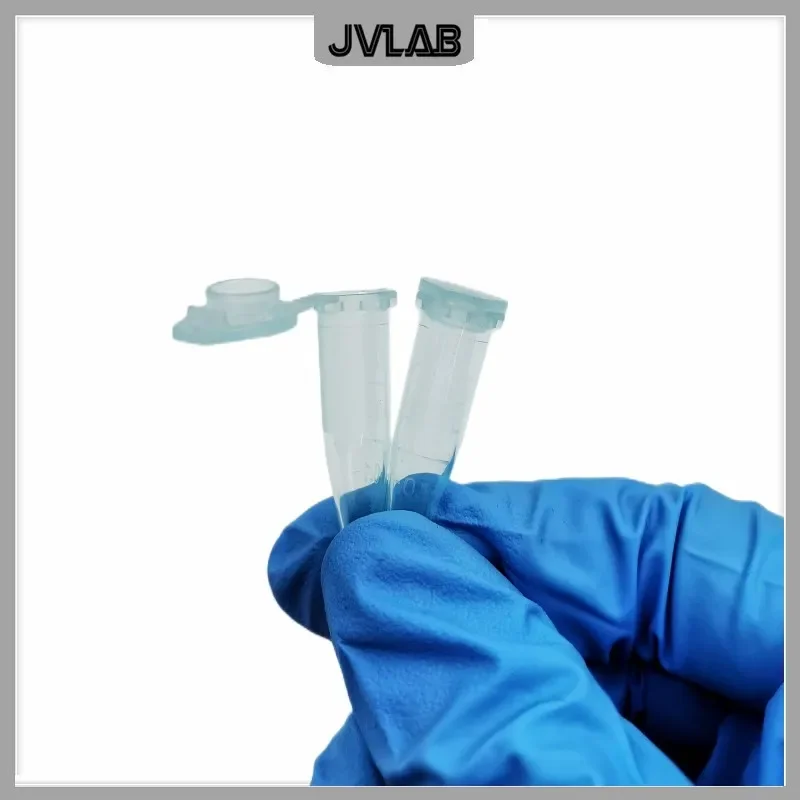 Microtubes Centrifuge Tube 0.5ml Lab Centrifugal Tube Colorful EP Bottom Tip PP Test Snap-cap 100/PK