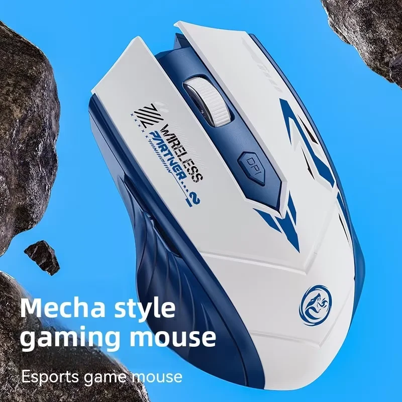 Rechargeable Wireless Mouse 2.4Ghz Gaming Computer Bluetooth Mouse 1600DPI Ergonomic Gamer Mice For PC Office Laptop