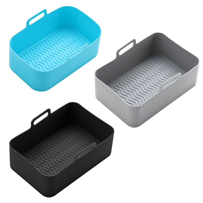 2-Pack Air Fryer Silicone Liners For Ninja 8-10 QT – Non-Stick, Reusable, Dishwasher Safe & Heat Resistant - View #2