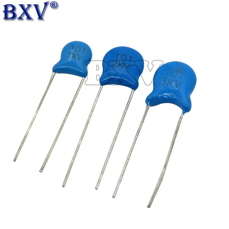 Ceramic Capacitor High Voltage Capacitor 20PCS High Voltage Ceramic Capacitor 1KV 2KV 3KV 5PF 30PF 47PF 56PF 100PF 220PF 1NF 2.2NF 3.3NF 4.7NF 10NF 100NF 471 222 223 103