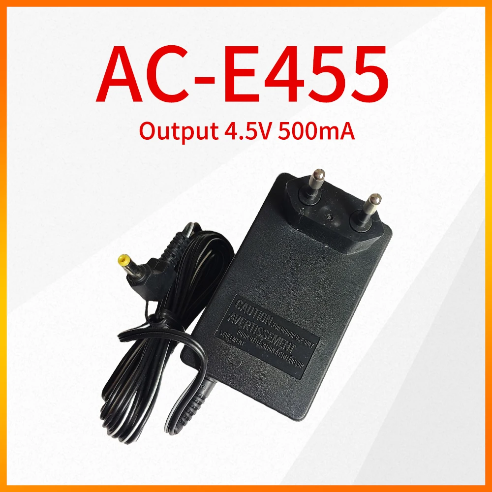 

Original AC-E455 Input 220V Output 4.5V 500mA 4.0x1.7mm Power Adapter For Sony 4.5V CD MD Tape Walkman Radio Charger