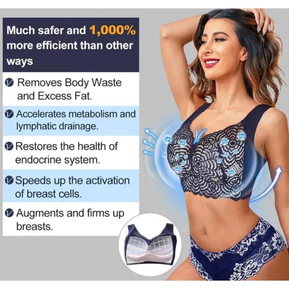 Prettyhealth Lymphvity Detoxification and Shaping & Powerful Lifting Bra  HOT