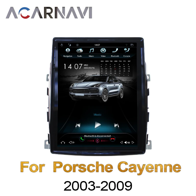 

Автомагнитола Porsche Cayenne на Android 11 для Carplay, с DVD-плеером, GPS-навигацией, 2003-2009 лет