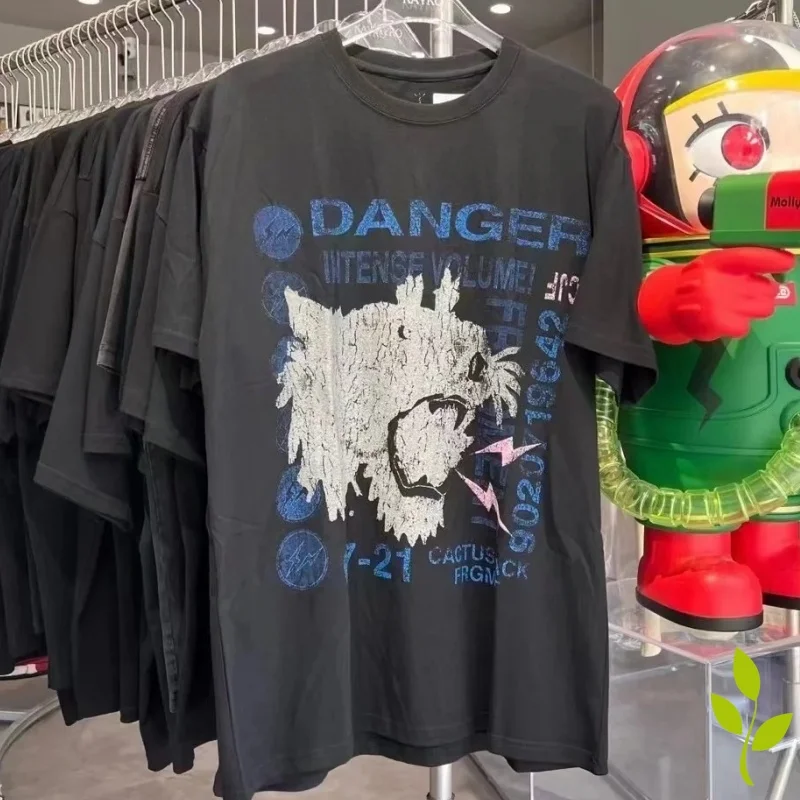 

Футболка Мужская/Женская хлопковая с принтом, Повседневная Свободная рубашка с коротким рукавом, с рисунком фотовспышки и кактуса, лето