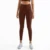 SOISOU Nylon Yoga Pants Gym Leggings Women Girl Fitness Soft Tights High Waist Elastic Breathable No T Line Sports Pants 31