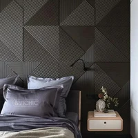 แผ่นผนัง 3 มิติ สีทองแชมเปญ ขนาด 30x30 ซม. 10 ชิ้น แผ่นติดผนัง 3 มิติ สีทองเงา สำหรับตกแต่งงานแต่งงาน ฉากหลังงานปาร์ตี้ ลายไม้ 3