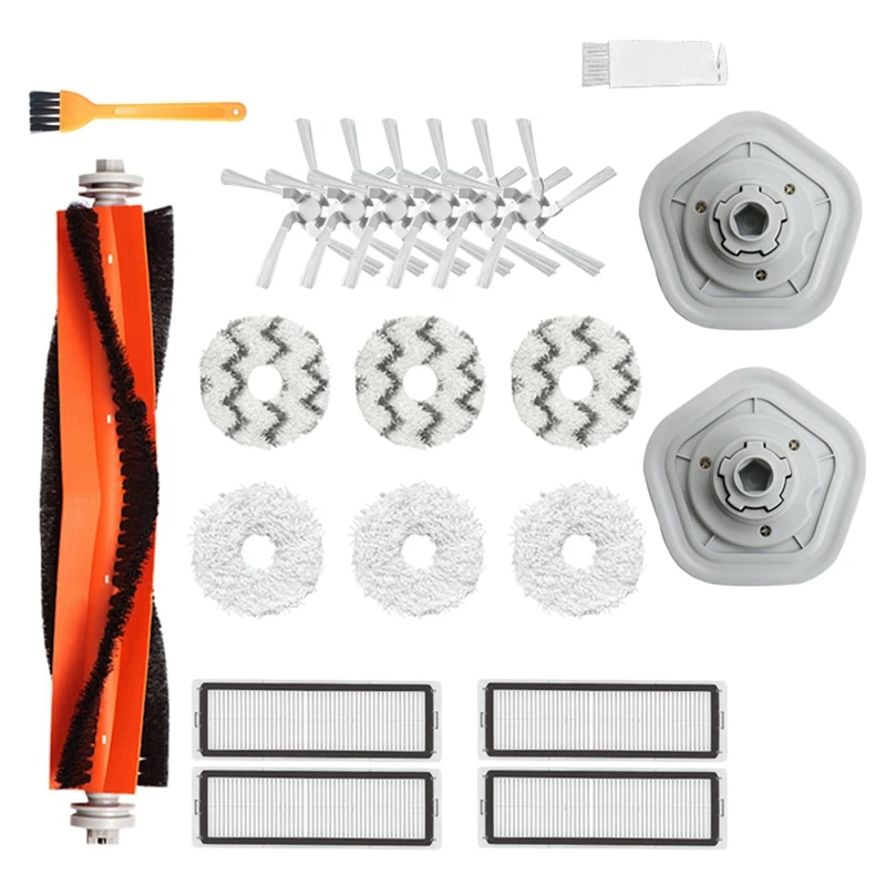 

Аксессуары для робота-пылесоса Xiaomi Dreame Bot W10, Сменный фильтр с основной боковой щеткой и насадками для швабры