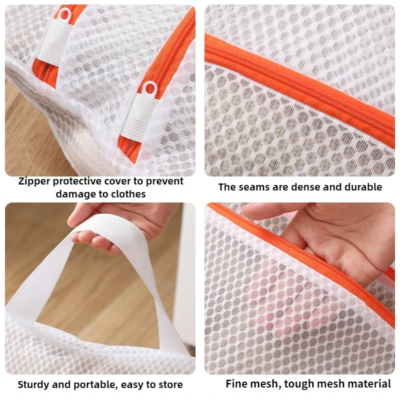 Laundry bags Large Capacity Storage Hanging Bags Double layer anti deformation sweater and underwear bra protective Laundry net 5