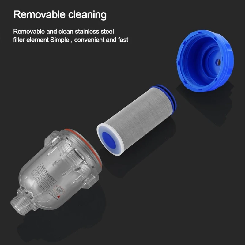 Prefiltro Per Scaldabagno In Acciaio Inox - Filtraggio 40 Micron Per Acqua Pulita, Anti Perdite