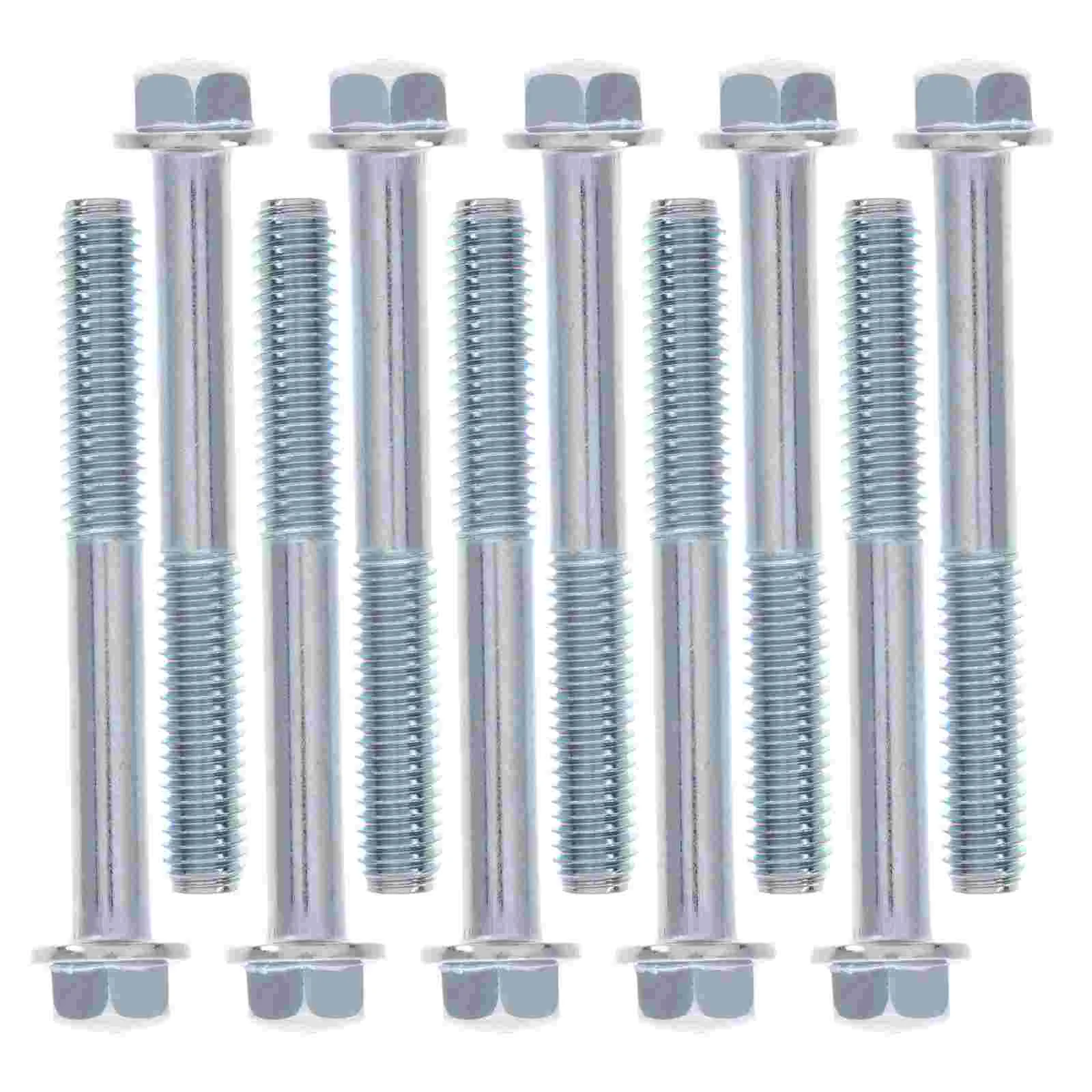 10 Pcs Engine Screw Screws Mounting and Bolts Hardware Kit Motorcycle Nuts Assortment Metal Accessories