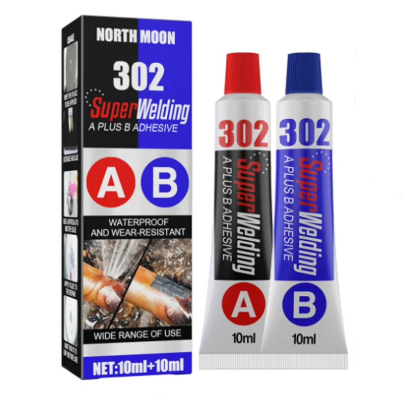 New1SetABMetalSurfaceRepairGlueQuickdryingWeldingFiller