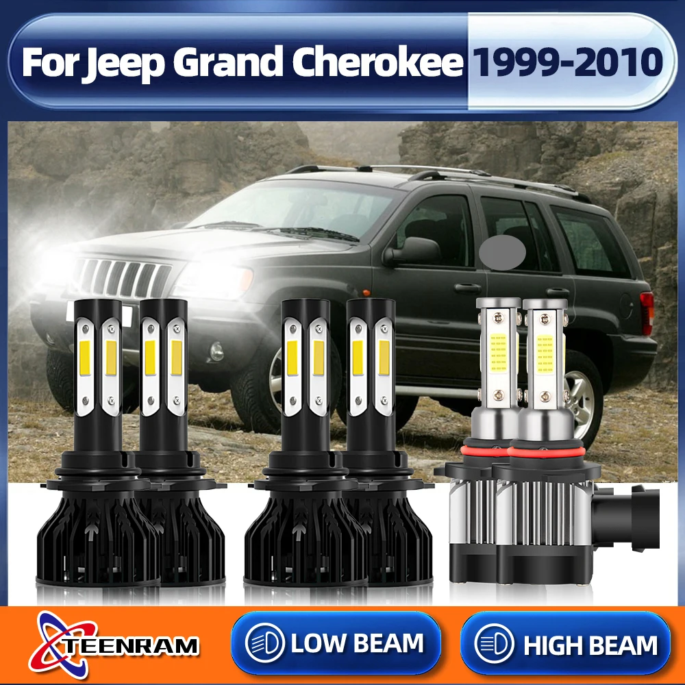 360W 60000Lm Canbus Led Faro 9005 Hb3 9006 Hb4 Led Lampadina Led Auto Fendinebbia 12V Per Jeep Grand Cherokee 1999-2008 2009 2010