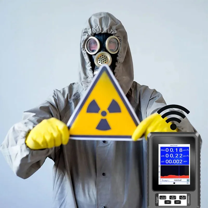 Geiger Counter Radiation Detector Personal Dosimeter Marble Tester X-Ray Radiation Dosimeter