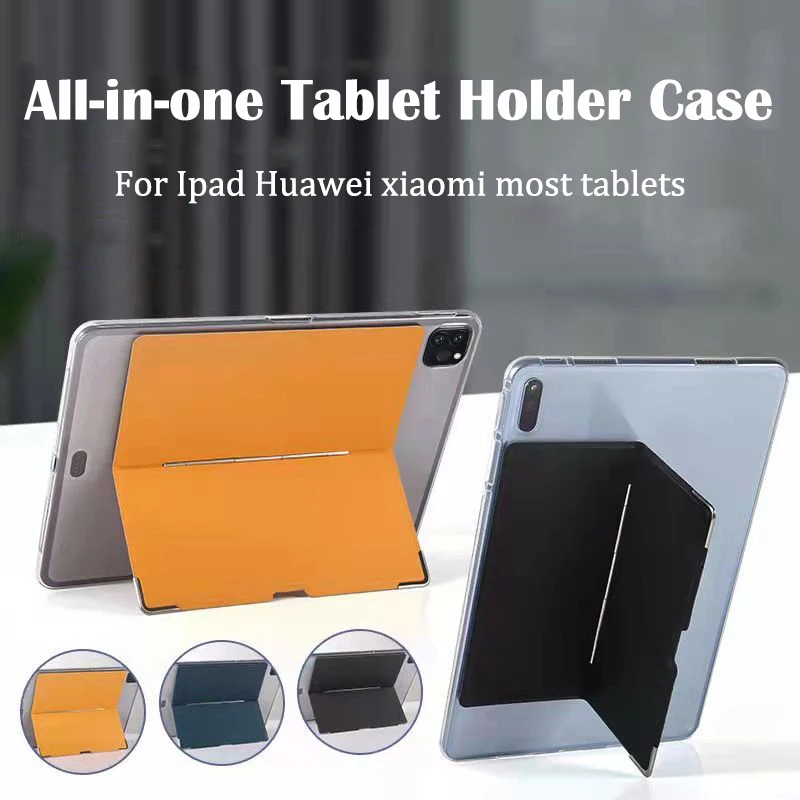 Capa de Tablet Universal Ultra Fino Case Capa de Teclado de Pele da Tabuleta com Suporte Invisível para Ipad Mini Pro 12.9 Huawei