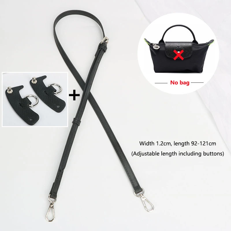 Genuine Leather Shoulder Strap Set for Crossbody Bag Transformation