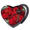13Pcs Heart Shape Rose Gift Box Artificial Eternal Rose Bouquet Forever Red Rose Valentine Day Gift Christmas Birthday Wedding L 1