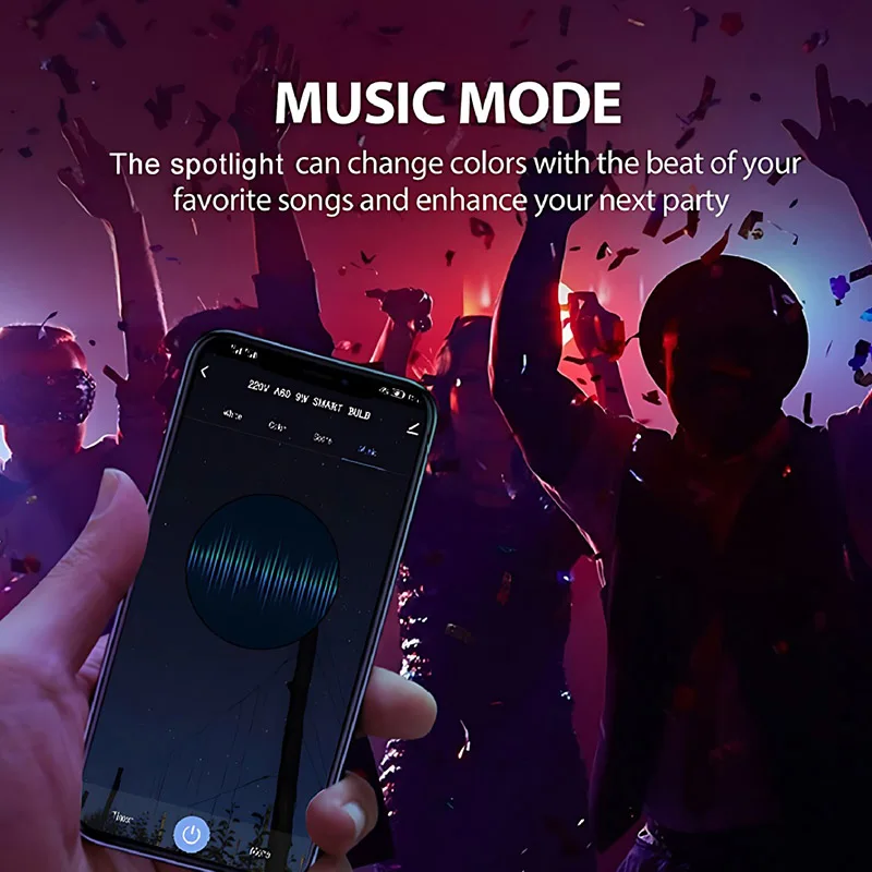 Description Picture 5 of itemTuya GU10 LED Bulbs Wifi Smart LED Lamp RGB 16 Million Colors LED Spotlight Bulb Works with Alexa Google Assistant Voice Control