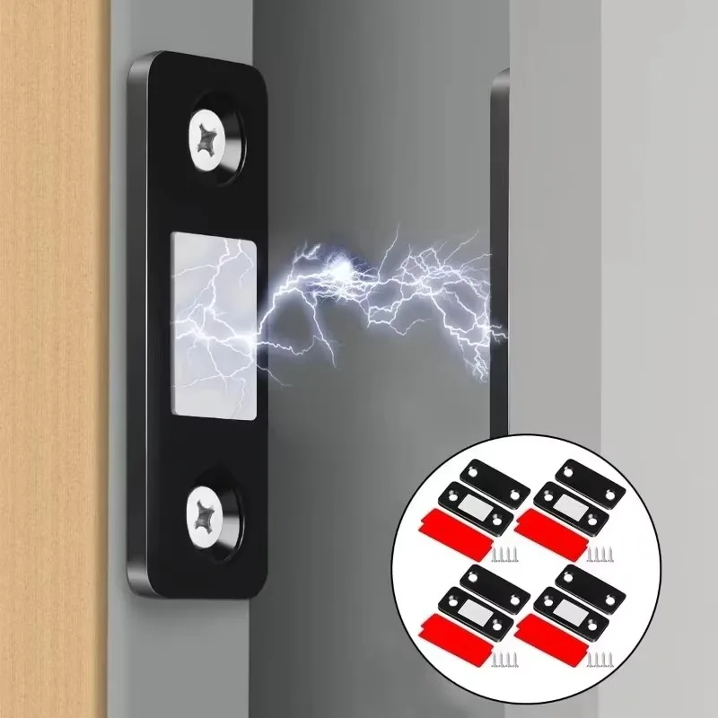 Strong Magnetic Cabinet Catches Ultra-Thin Door Magnets Stops Invisible Adhesive Drawer Door Closer Latch for Furniture 20/1Set magnetic cabinet catches,door closer,door catches,magnetic cabinet latches,cabinet door latch,door stops,cabinet door stop