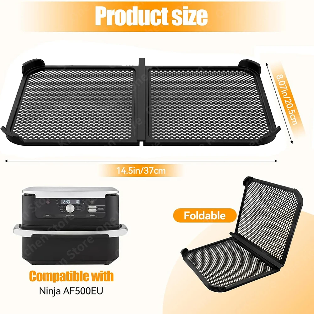 Accessorio Antifiamma Per Friggitrice Ad Aria Per Friggrice Ad Aria AF500EU Ninja 10.4L Paraspruzzi Adattabile Coperchi Silicone Estensibile Per Alimenti