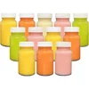 Juice Bottles, 2oz Glass Bottles with Lids, Shot Bottles with Caps Ginger Shots Bottles, Wide Mouth Juicing Bottles 1