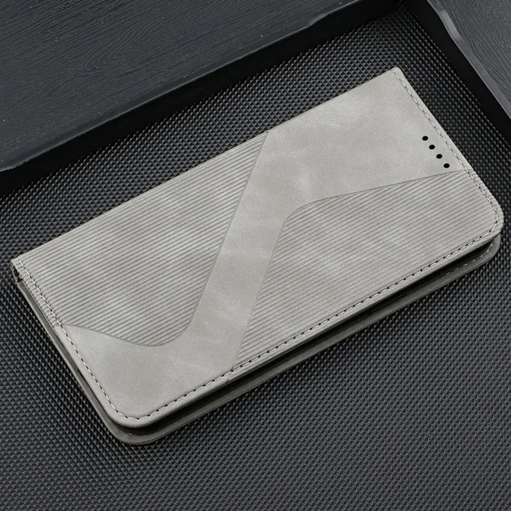 Carteira de Textura de Couro Ímã Capa do Livro Flip Case para Xiaomi Poco x5 Pro 5g C65 x3 x4 m3 m4 Pro x Nfc M5s x5 Coque