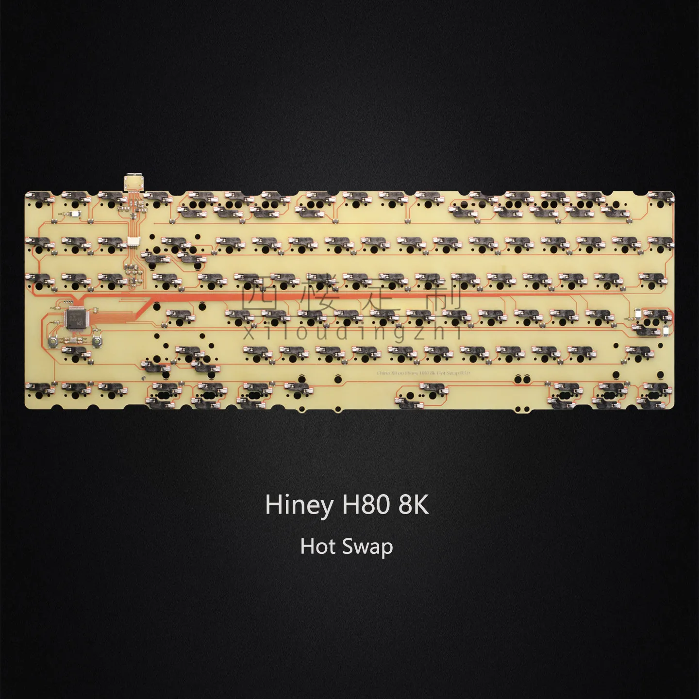 8k 핫스왑 Hiney H80 PCB (CEM-3 베이스, ai03/jane v3/fly daughterboard 포함)